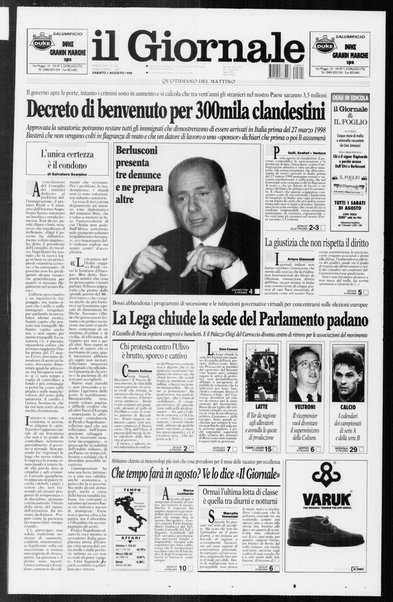 Il giornale : quotidiano del mattino